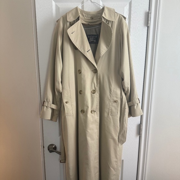 Long Burberry trench coat with wool insert - Picture 1 of 11